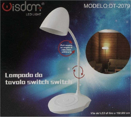 Lampada Da Tavolo Scrivania Led Ricaricabile Usb Dimmerabile Moderno Dt-2079 Casa, arredamento e bricolage > Illuminazione da interno > Lampade da Tavolo Trade Shop italia - Napoli, Commerciovirtuoso.it