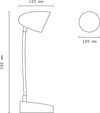 Lampada Da Tavolo Scrivania Led Ricaricabile Usb Dimmerabile Moderno Dt-2079 Casa, arredamento e bricolage > Illuminazione da interno > Lampade da Tavolo Trade Shop italia - Napoli, Commerciovirtuoso.it