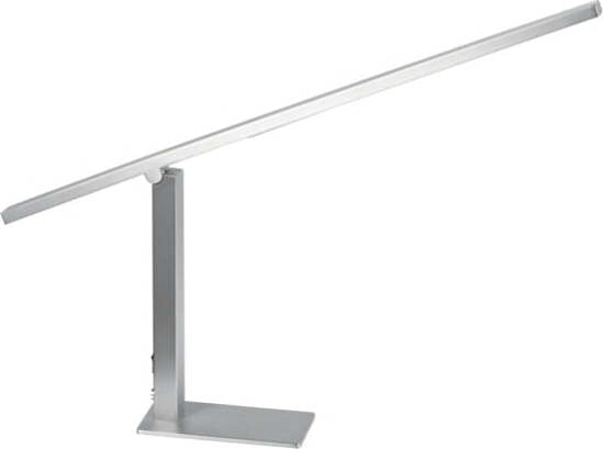 Lampada da tavolo Seattle 9074 - a led - 62 5x25x16 5 cm - 3W - metallo satinato - silver - Alco Illuminazione/Illuminazione per interni/Lampade/Lampade da tavolo e abat-jour Eurocartuccia - Pavullo, Commerciovirtuoso.it