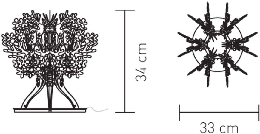 Lampada da tavolo Slamp Fiorellina