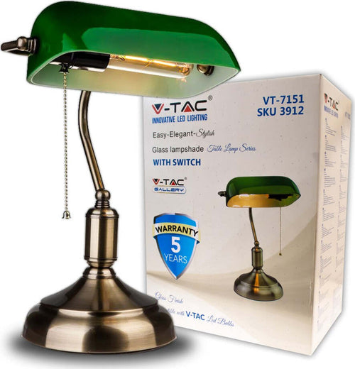 LAMPADA-DA-TAVOLO-VINTAGE-CON-PORTALAMPADA-PER-LAMPADINE-E27-VERDE--in-Vetro-Colore-Verde