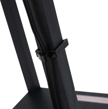 Lampada-da-Terra-a-Colonna-in-MDF-e-Plastica-con-2-Ripiani,-per-Soggiorno,-Studio-e-Camera-da-Letto,-26x26x156-cm-UJ6B31-321V90UJ6