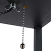 Lampada-da-Terra-a-Colonna-in-MDF-e-Plastica-con-2-Ripiani,-per-Soggiorno,-Studio-e-Camera-da-Letto,-26x26x156-cm-UJ6B31-321V90UJ6