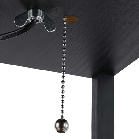 Lampada-da-Terra-a-Colonna-in-MDF-e-Plastica-con-2-Ripiani,-per-Soggiorno,-Studio-e-Camera-da-Letto,-26x26x156-cm-UJ6B31-321V90UJ6