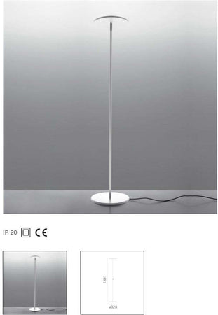 Lampada da terra Artemide Athena-Nero