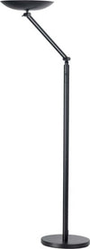 Lampada da terra articolata Varialux - a led - base diametro 30 cm - altezza 175-186 cm - 22W - nero - Unilux Illuminazione/Illuminazione per interni/Lampade/Lampade da terra Eurocartuccia - Pavullo, Commerciovirtuoso.it