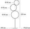 Lampada da terra Catellani & Smith Sorry Giotto 3