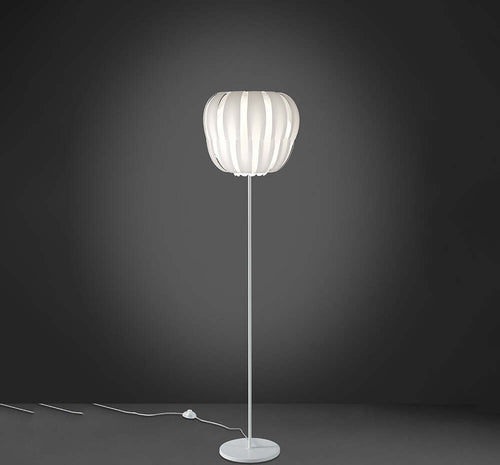 Lampada-Da-Terra-Con-Base-1-Luce-Queen-In-Polilux-Bianco-D60-Made-In-Italy