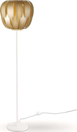 Lampada-Da-Terra-Con-Base-1-Luce-Queen-In-Polilux-Oro-D60-Made-In-Italy