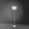 Lampada-Da-Terra-Con-Base-1-Luce-Queen-In-Polilux-Silver-D60-Made-In-Italy