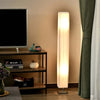 Lampada-da-Terra-con-Piantana-in-Tessuto,-Bianco-YH8B31-019YH8