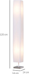 Lampada-da-Terra-con-Piantana-in-Tessuto,-Bianco-YH8B31-019YH8