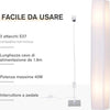 Lampada-da-Terra-con-Piantana-in-Tessuto,-Bianco-YH8B31-019YH8