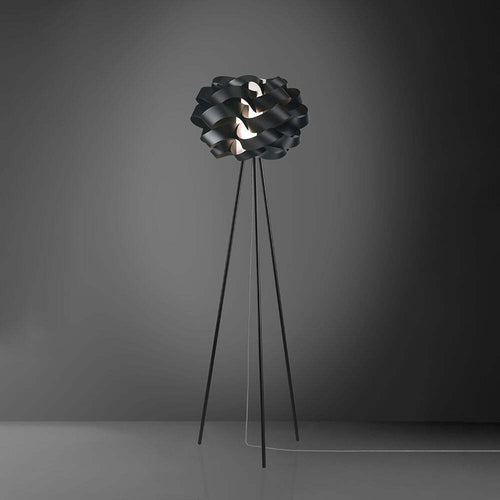 Lampada-Da-Terra-Con-Treppiede-1-Luce-Cloud-In-Polilux-Nero-Made-In-Italy