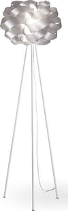 Lampada-Da-Terra-Con-Treppiede-1-Luce-Cloud-In-Polilux-Silver-Made-In-Italy