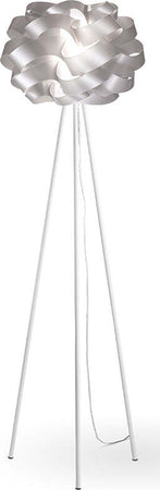Lampada-Da-Terra-Con-Treppiede-1-Luce-Cloud-In-Polilux-Silver-Made-In-Italy