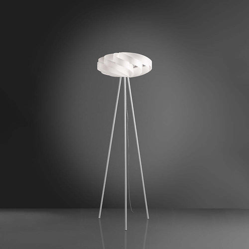 Lampada-Da-Terra-Con-Treppiede-1-Luce-Flat-In-Polilux-Bianco-Made-In-Italy