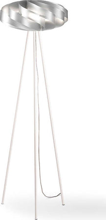 Lampada-Da-Terra-Con-Treppiede-1-Luce-Flat-In-Polilux-Silver-Made-In-Italy