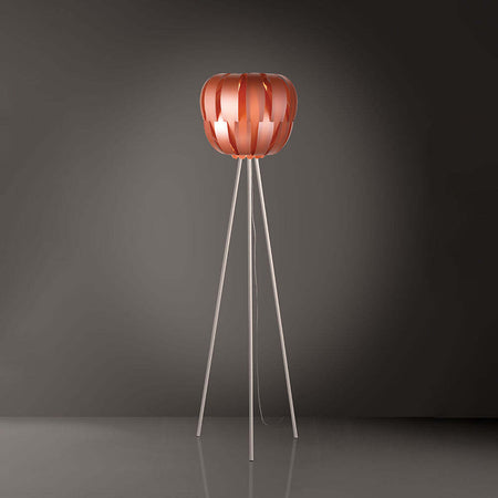 Lampada-Da-Terra-Con-Treppiede-1-Luce-Queen-In-Polilux-Rame-D60-Made-In-Italy