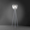 Lampada-Da-Terra-Con-Treppiede-1-Luce-Queen-In-Polilux-Silver-D60-Made-In-Italy