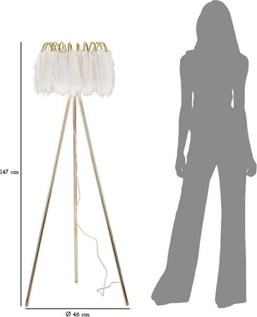 Lampada-Da-Terra-Feather-Stand-Cm-46X147