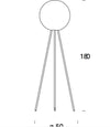 Lampada da terra Fontana Arte Prima Signora