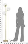 Lampada Da Terra Glamy 3 Luci Cm 36X160 Illuminazione/Illuminazione per interni/Lampade/Lampade da terra Led Mall Home - Napoli, Commerciovirtuoso.it