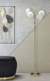 Lampada Da Terra Glamy 4 Light Cm 54X176 Illuminazione/Illuminazione per interni/Lampade/Lampade da terra Led Mall Home - Napoli, Commerciovirtuoso.it
