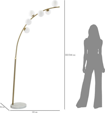 Lampada-Da-Terra-Glamy-Arc-6-Luci-Cm-130X45X220-246