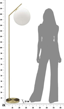 Lampada Da Terra Glamy Cm 25X36X179 Illuminazione/Illuminazione per interni/Lampade/Lampade da terra Led Mall Home - Napoli, Commerciovirtuoso.it