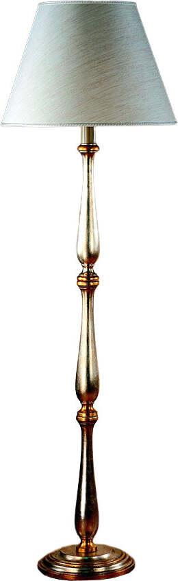 Lampada-Da-Terra-In-Legno-Classico-Argento-Mecca-Con-Paralume-1-Luce-Corvo