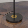 Lampada-da-Terra-in-Metallo-ad-Albero-con-3-Paralumi-in-Vetro,-Ø36x162-cm,-Nero-e-Grigio-WL5B31-464V90BKWL5