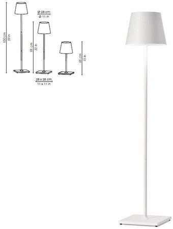 Zafferano Poldina Pro XXL Lampada da Terra