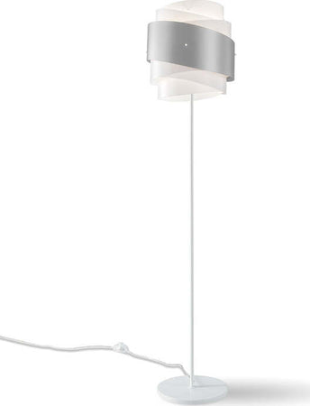 Lampada-Da-Terra-Moderna-1-Luce-Bea-In-Polilux-Silver-D40-Made-In-Italy