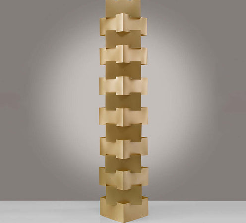 Lampada-Da-Terra-Moderna-1-Luce-Building-In-Polilux-Oro-Made-In-Italy