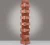 Lampada-Da-Terra-Moderna-1-Luce-Building-In-Polilux-Rame-Made-In-Italy