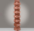 Lampada-Da-Terra-Moderna-1-Luce-Building-In-Polilux-Rame-Made-In-Italy