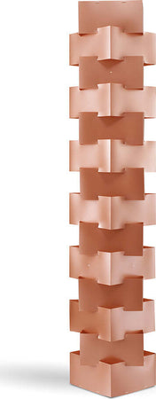 Lampada-Da-Terra-Moderna-1-Luce-Building-In-Polilux-Rame-Made-In-Italy