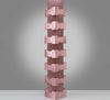 Lampada-Da-Terra-Moderna-1-Luce-Building-In-Polilux-Rosa-Metallico-Made-In-Italy