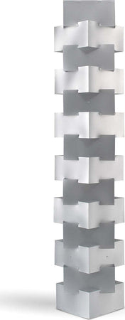 Lampada-Da-Terra-Moderna-1-Luce-Building-In-Polilux-Silver-Made-In-Italy