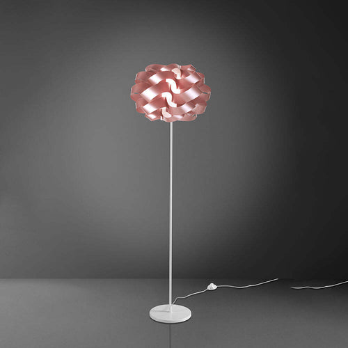 Lampada-Da-Terra-Moderna-1-Luce-Cloud-In-Polilux-Rosa-Metallico-Made-In-Italy