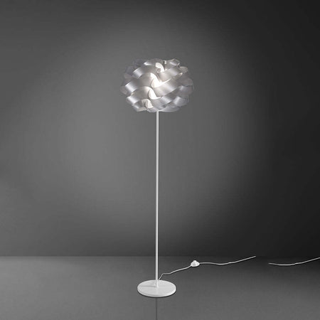 Lampada-Da-Terra-Moderna-1-Luce-Cloud-In-Polilux-Silver-Made-In-Italy