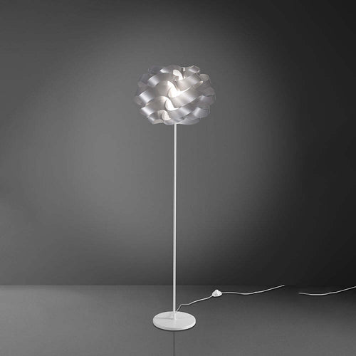 Lampada-Da-Terra-Moderna-1-Luce-Cloud-In-Polilux-Silver-Made-In-Italy