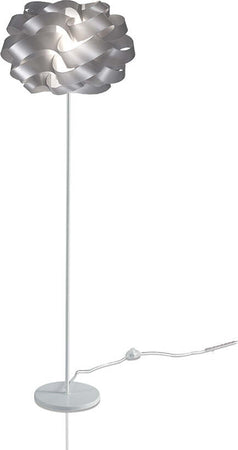 Lampada-Da-Terra-Moderna-1-Luce-Cloud-In-Polilux-Silver-Made-In-Italy