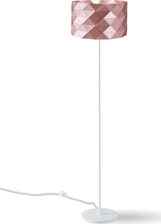 Lampada-Da-Terra-Moderna-1-Luce-Prisma-In-Polilux-Rosa-Metallico-H153-Made-In-Italy