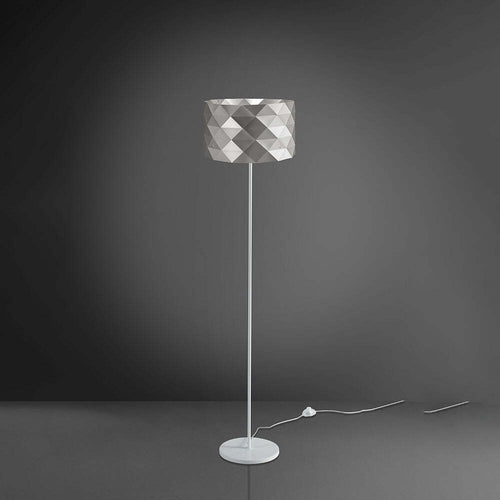 Lampada-Da-Terra-Moderna-1-Luce-Prisma-In-Polilux-Silver-H153-Made-In-Italy
