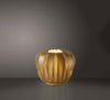 Lampada-Da-Terra-Moderna-2-Luci-Queen-In-Polilux-Oro-D60-Made-In-Italy