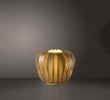 Lampada-Da-Terra-Moderna-2-Luci-Queen-In-Polilux-Oro-D60-Made-In-Italy