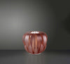 Lampada-Da-Terra-Moderna-2-Luci-Queen-Polilux-Rosa-Metallico-D60-Made-In-Italy