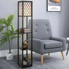 Lampada-da-Terra-Moderna-con-Libreria-3-Livelli-Nero-26-x-26-x-160-cm-MK8833-622MK8